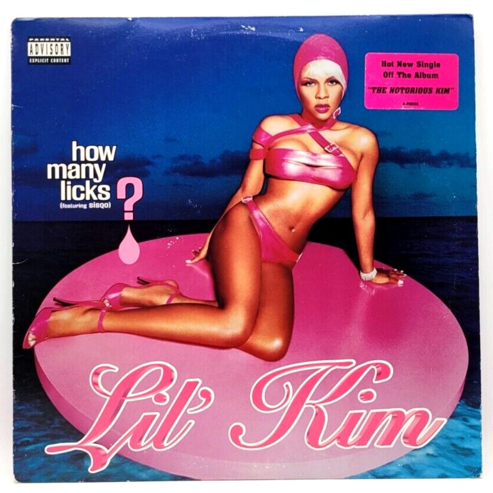 LIL' KIM - HOW MANY LICKS?‎ - HIP HOP LP RECORD SINGLE 2000